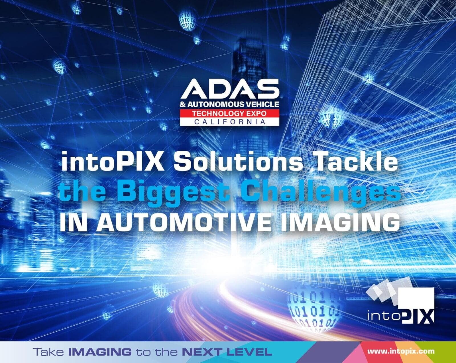 intoPIXのソリューションが、ADAS & 自律走行車EXPO 2024にて、車載画像処理における最大の課題に取り組む。